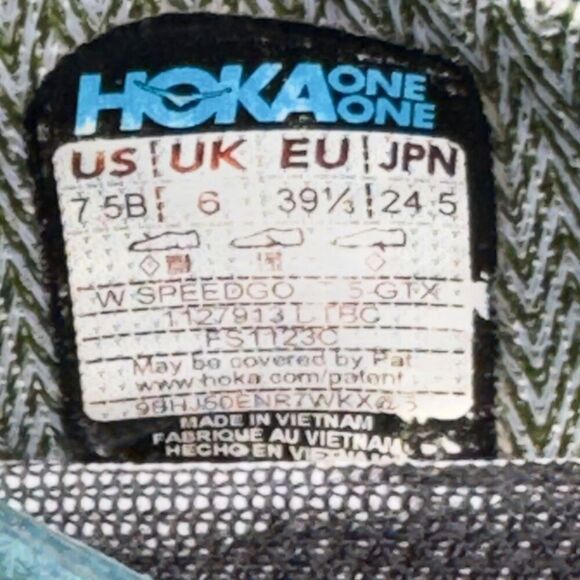 HOKA ONE ONE SPEEDGOAT 5 GTX - Women’s Running Shoes - SIZE 7.5B - Picture 10 of 10